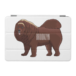 Tibetan Mastiff dog cartoon illustration iPad Mini Cover