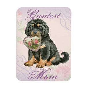 Tibetan Mastiff Heart Mom Magnet
