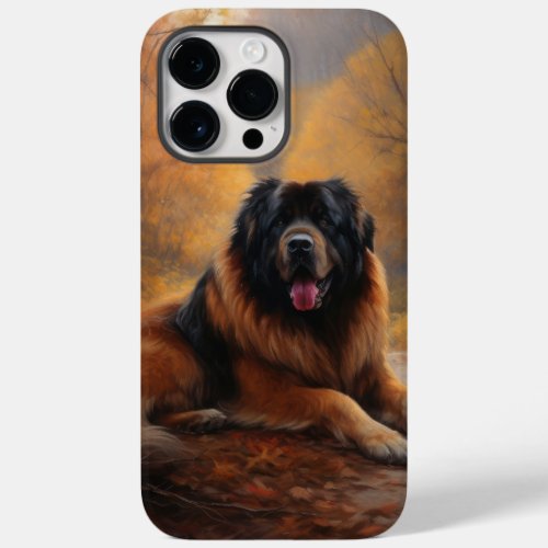 Tibetan Mastiff in Autumn Leaves Fall Inspire Case_Mate iPhone 14 Pro Max Case