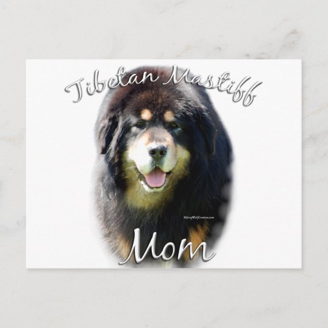 Tibetan Mastiff Mom 2 Postcard (Front)