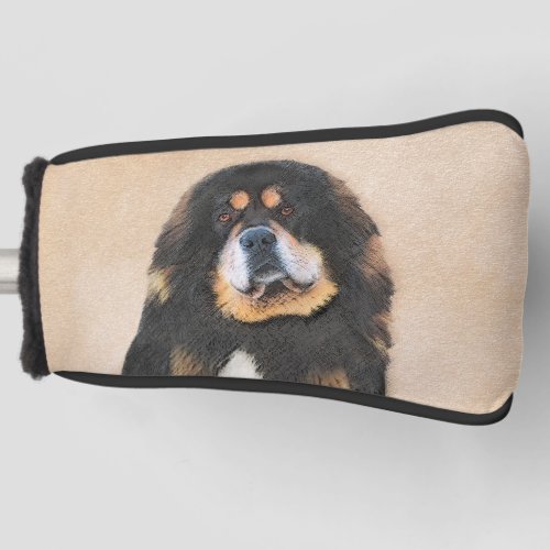 Tibetan Mastiff Painting _ Cute Original Dog Art Golf Head Cover