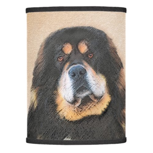 Tibetan Mastiff Painting _ Cute Original Dog Art Lamp Shade