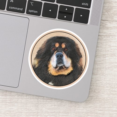Tibetan Mastiff Painting _ Cute Original Dog Art Sticker