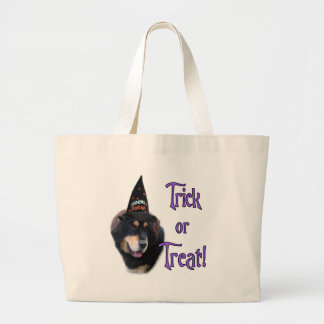 Tibetan Mastiff Trick Large Tote Bag
