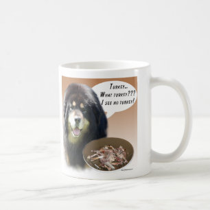 Tibetan Mastiff Turkey Coffee Mug