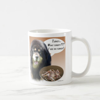 Tibetan Mastiff Turkey Coffee Mug