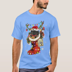 Tibetan Mastiff Xmas Boot Christmas Sock Winter Sn T-Shirt