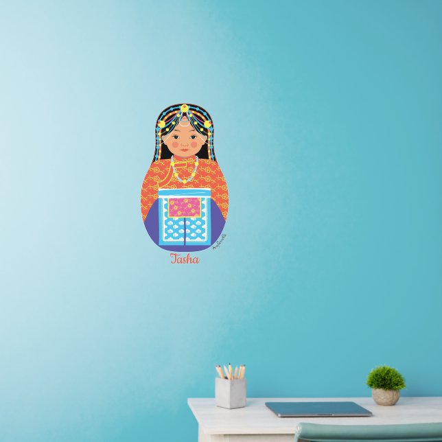 Tibetan Matryoshka Wall Decal (Home Office)