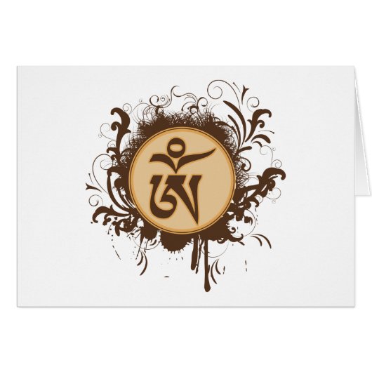 Tibetan Om Cards (Front Horizontal)