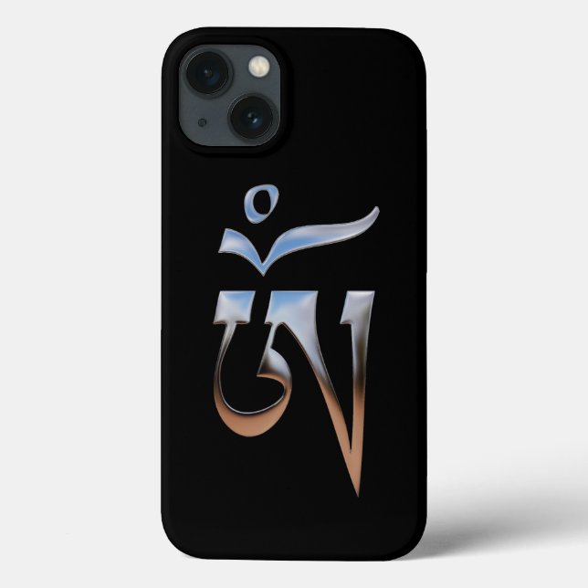 Tibetan Om Case-Mate iPhone Case (Back)