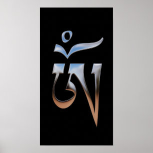 Tibetan Om Poster