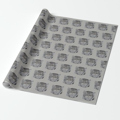 Tibetan Pallas Cat Wild Animals Wrapping Paper