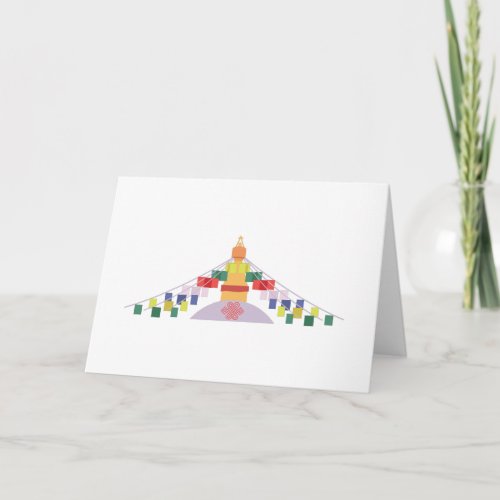 Tibetan Prayer Flags Card