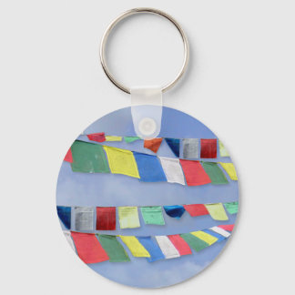 Tibetan Prayer Flags Keychain
