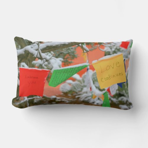 tibetan prayer flags pillow