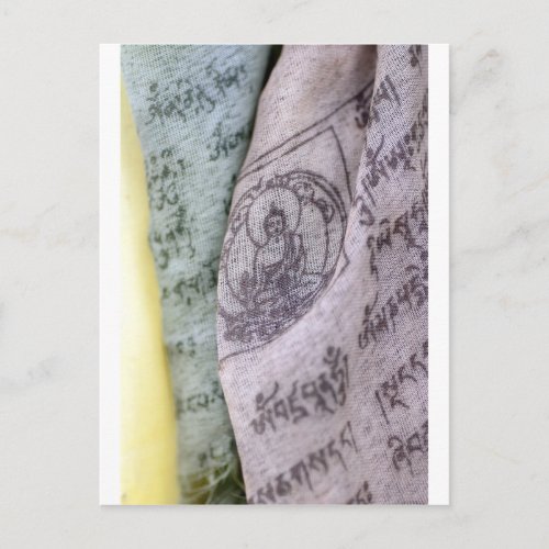 Tibetan Prayer Flags Postcard