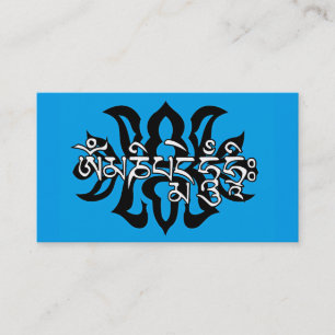 Tibetan Six True Word Mantra/Om Ma Ni Pad Me Hum Business Card