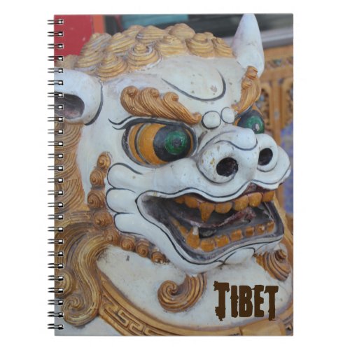 Tibetan Snow Lion Statue Notebook