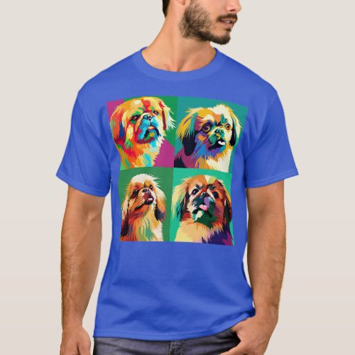 Tibetan Spaniel Art Dog Lover Gifts 1 T_Shirt