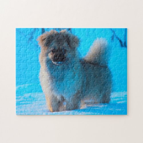 Tibetan Spaniel Dogs Jigsaws Jigsaw Puzzle