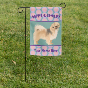 Tibetan Spaniel Garden Flag