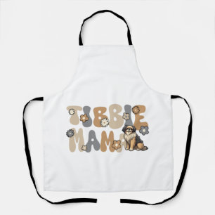 Tibetan Spaniel Groovy Tibbie Mama Apron