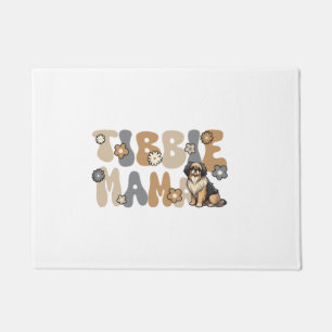 Tibetan Spaniel Groovy Tibbie Mama Doormat