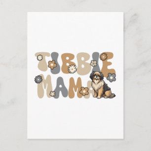 Tibetan Spaniel Groovy Tibbie Mama Postcard