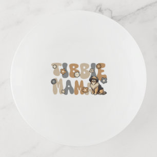 Tibetan Spaniel Groovy Tibbie Mama Trinket Tray