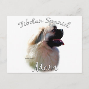 Tibetan Spaniel Mom 2 Postcard