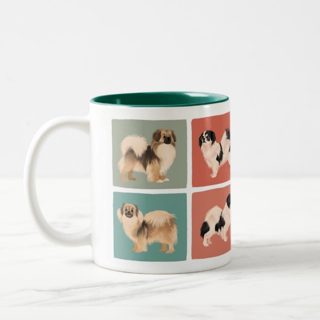 Tibetan Spaniel Mug Tibbie Style 2 (Left)