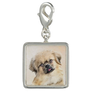 Tibetan Spaniel Painting - Cute Original Dog Art Charm