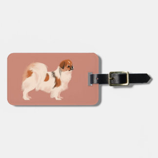 Tibetan Spaniel (Parti) Luggage Tag