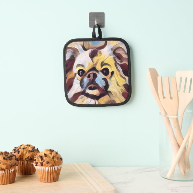 Tibetan Spaniel Pot Holder (Insitu(Hanging))