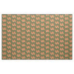 Tibetan Spaniel (Red) Fabric