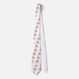 Tibetan Spaniel Santa Paws Neck Tie