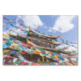 Tibetan Temple with prayer flags - Yunnan, China Tissue Paper