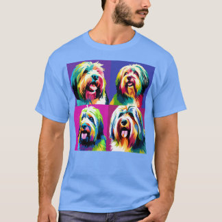 Tibetan Terrier Art Dog Lover Gifts T-Shirt