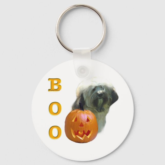 Tibetan Terrier Boo Keychain (Front)