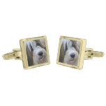 Tibetan Terrier Gold Cufflinks