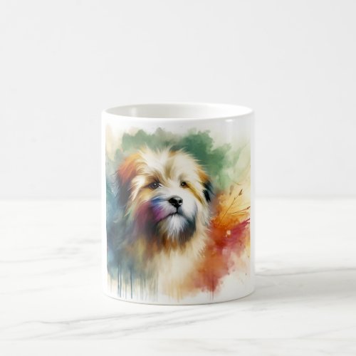 Tibetan Terrier in Colors AREF803 _ Watercolor Coffee Mug