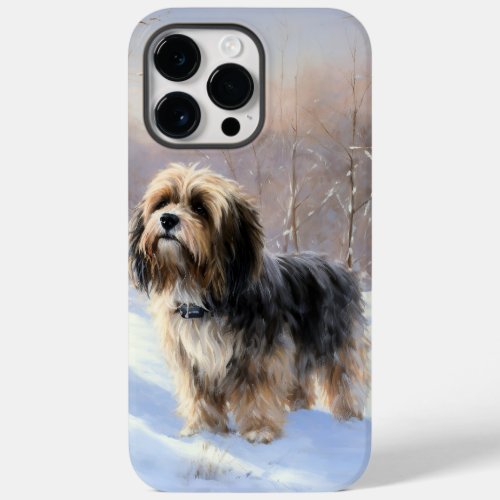 Tibetan Terrier Let It Snow Christmas  Case_Mate iPhone 14 Pro Max Case