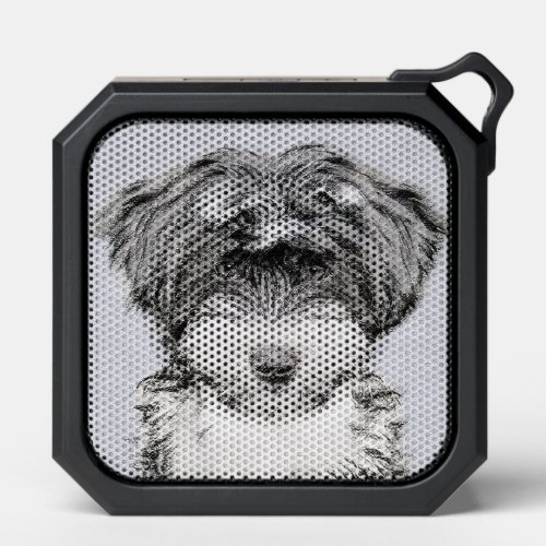 Tibetan Terrier Painting _ Cute Original Dog Art Bluetooth Speaker