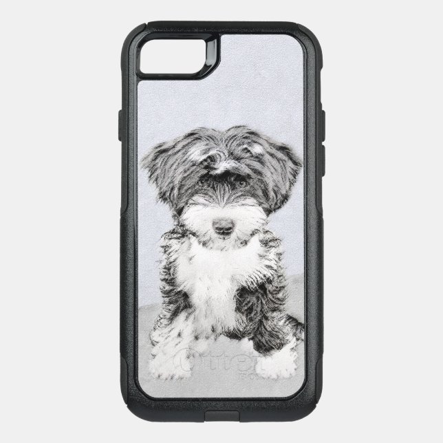 Tibetan Terrier Painting - Cute Original Dog Art Otterbox iPhone Case (Back)
