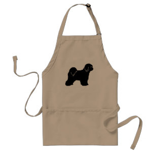 Tibetan Terrier Silhouette Adult Apron