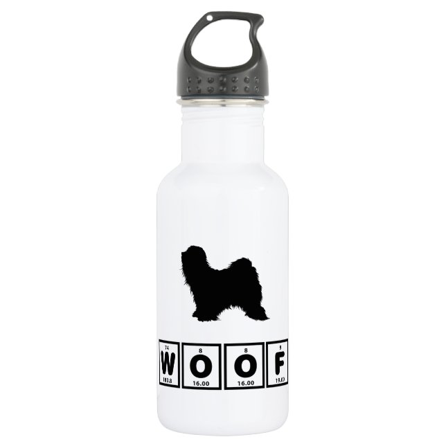 Tibetan Terrier Water Bottle (Front)