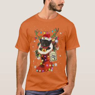 Tibetan Terrier Xmas Boot Christmas Sock Winter Sn T-Shirt