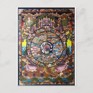 TIBETAN THANGKA ART POSTCARD