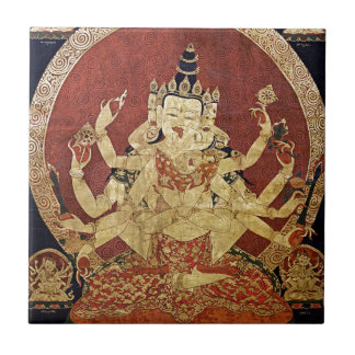 TIBETAN THANGKA ART TILE