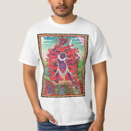 Tibetan Thangka Ekajati Art T_Shirt